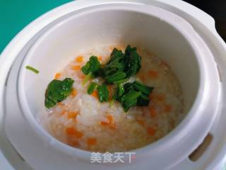 【宝宝辅食】干贝菠菜粥的做法步骤：9