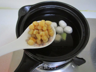莴笋干贝贡丸汤的做法步骤：7