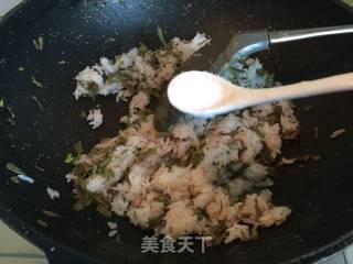 香椿干贝炒饭的做法步骤：10
