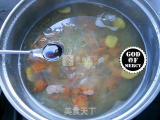 紫菜干贝肉片汤的做法步骤：9