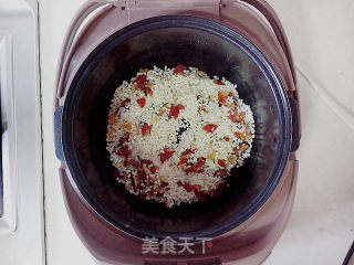 干贝花菇糯米饭 【电饭煲版本】的做法步骤：7