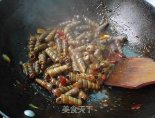 辣炒海螺的做法步骤：9