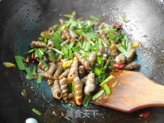 辣炒海螺的做法步骤：10