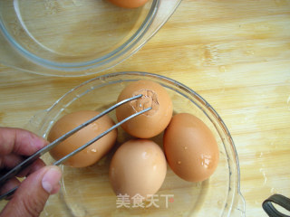 无黄鸡蛋（花菇瑶柱蛋）的做法步骤：5