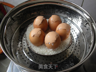 无黄鸡蛋（花菇瑶柱蛋）的做法步骤：16