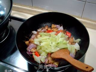 干锅海味烧笋的做法步骤：11