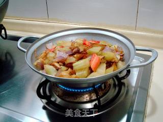干锅海味烧笋的做法步骤：12