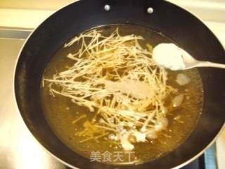 冬季暖身营养汤羹佳品“干贝银丝豆腐羹”的做法步骤：16