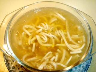 冬季暖身营养汤羹佳品“干贝银丝豆腐羹”的做法步骤：19