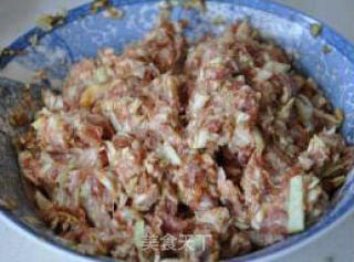 干贝苞菜猪肉饺子的做法步骤：5