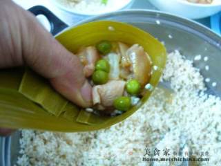 干贝鸡肉粽的做法步骤：5