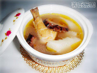 准妈妈营养美味靓汤——花菇山药煲鸡汤的做法步骤：17
