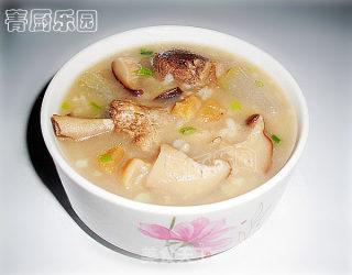 夏季养生调理香粥——荷香冬瓜煲鸭粥的做法步骤：21
