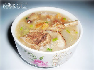 夏季养生调理香粥——荷香冬瓜煲鸭粥的做法步骤：22