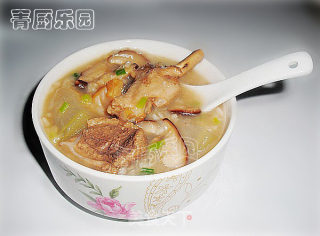夏季养生调理香粥——荷香冬瓜煲鸭粥的做法步骤：23