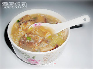 夏季养生调理香粥——荷香冬瓜煲鸭粥的做法步骤：24
