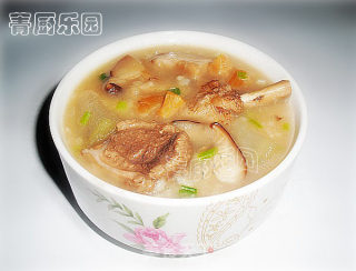 夏季养生调理香粥——荷香冬瓜煲鸭粥的做法步骤：25