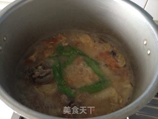 大白菜豆腐炖大骨的做法步骤：9