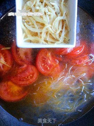 西红柿银鱼鸡蛋汤的做法步骤：7