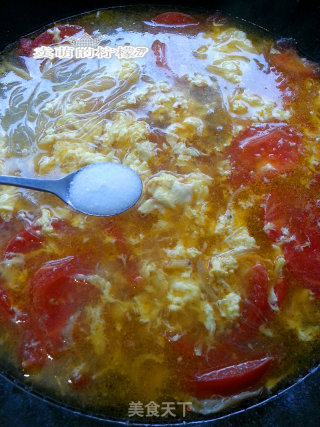 西红柿银鱼鸡蛋汤的做法步骤：12