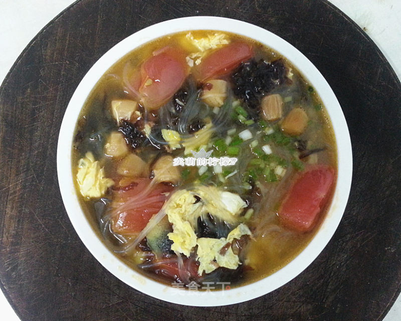美味营养丰富的番茄干贝紫菜鸡蛋汤的做法