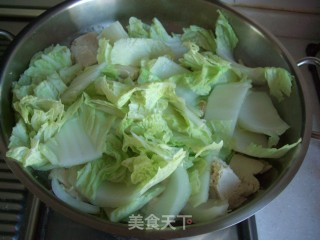 冬季养生菜——金针翡翠奶白汤的做法步骤：6