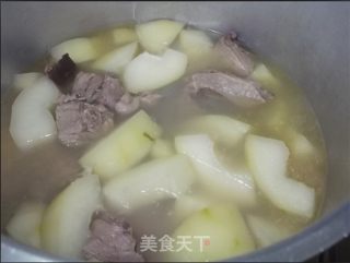 冬季靓汤 木瓜瑶柱煲老鸭的做法步骤：5