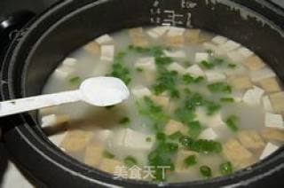 豆腐海鲜粥的做法步骤：5