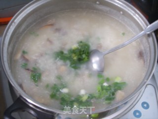 干贝香菇水鸭粥的做法步骤：4