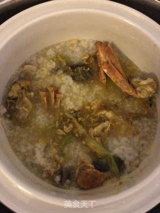 小米大闸蟹粥的做法步骤：9