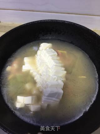 干贝豆腐汤的做法步骤：4
