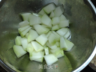 解暑汤---干贝肉碎冬瓜汤的做法步骤：2