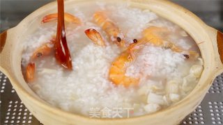 花胶瑶柱海鲜粥的做法步骤：6