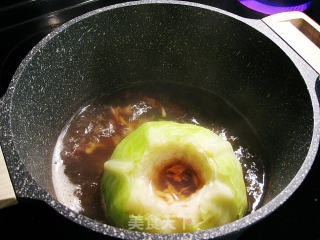 椰菜海鲜汤--润燥汤羹的做法步骤：7