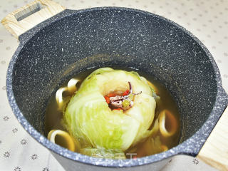椰菜海鲜汤--润燥汤羹的做法步骤：8
