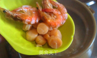 菰米瑶柱虾干粥的做法步骤：8