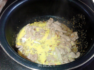 鸡蛋肉片藜麦饭的做法步骤：15