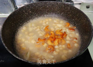 江瑶柱虾米上汤菠菜的做法步骤：9