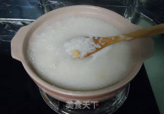 砂锅海参江瑶柱粥的做法步骤：6