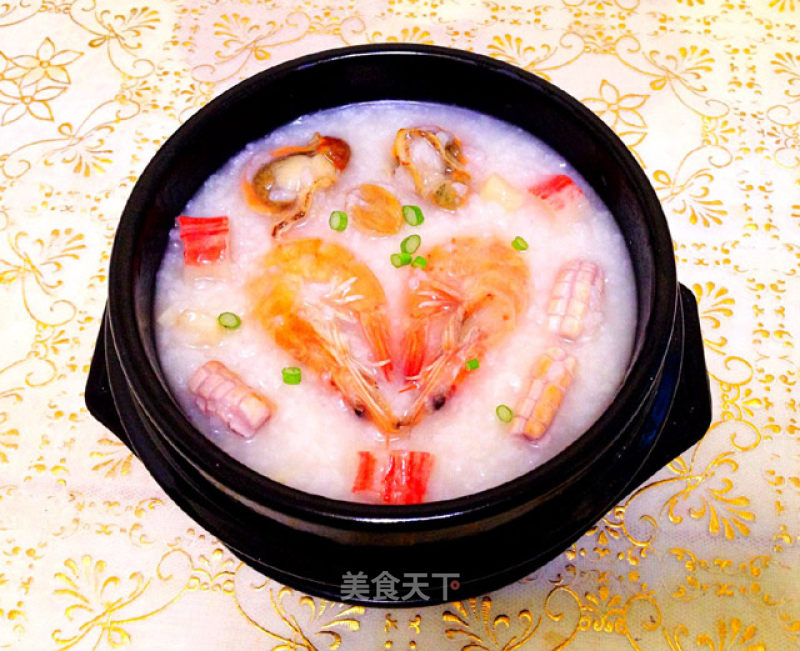 【私房海鲜砂锅粥】---一品美粥满满都是爱的做法