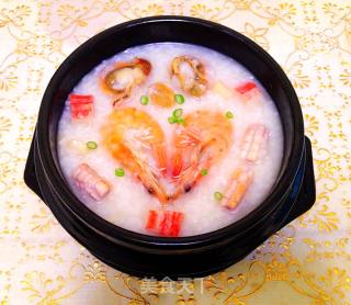 【私房海鲜砂锅粥】---一品美粥满满都是爱的做法步骤：11
