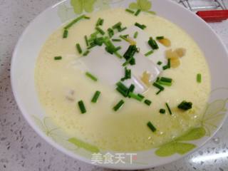 瑶柱豆腐蒸水蛋的做法步骤：4