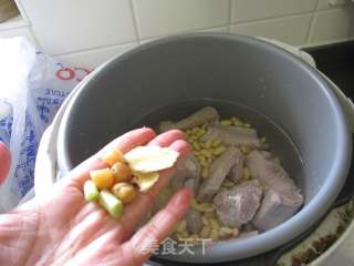 黄豆萝卜排骨汤的做法步骤：5