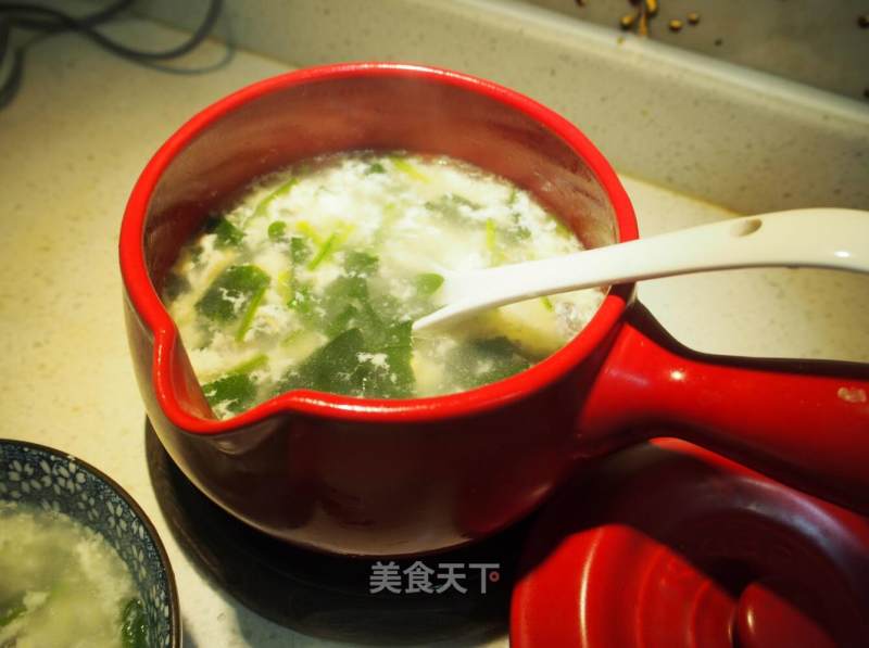 鲜香弹牙的海参菠菜汤的做法