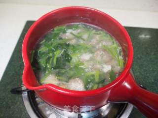 鲜香弹牙的海参菠菜汤的做法步骤：4