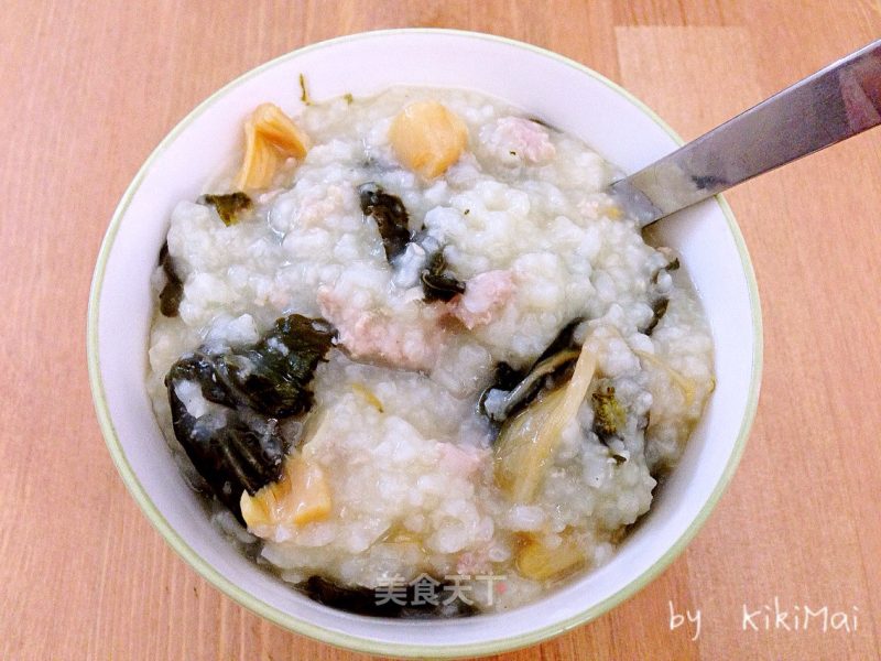 菜干瑶柱肉末粥—清热消食的做法