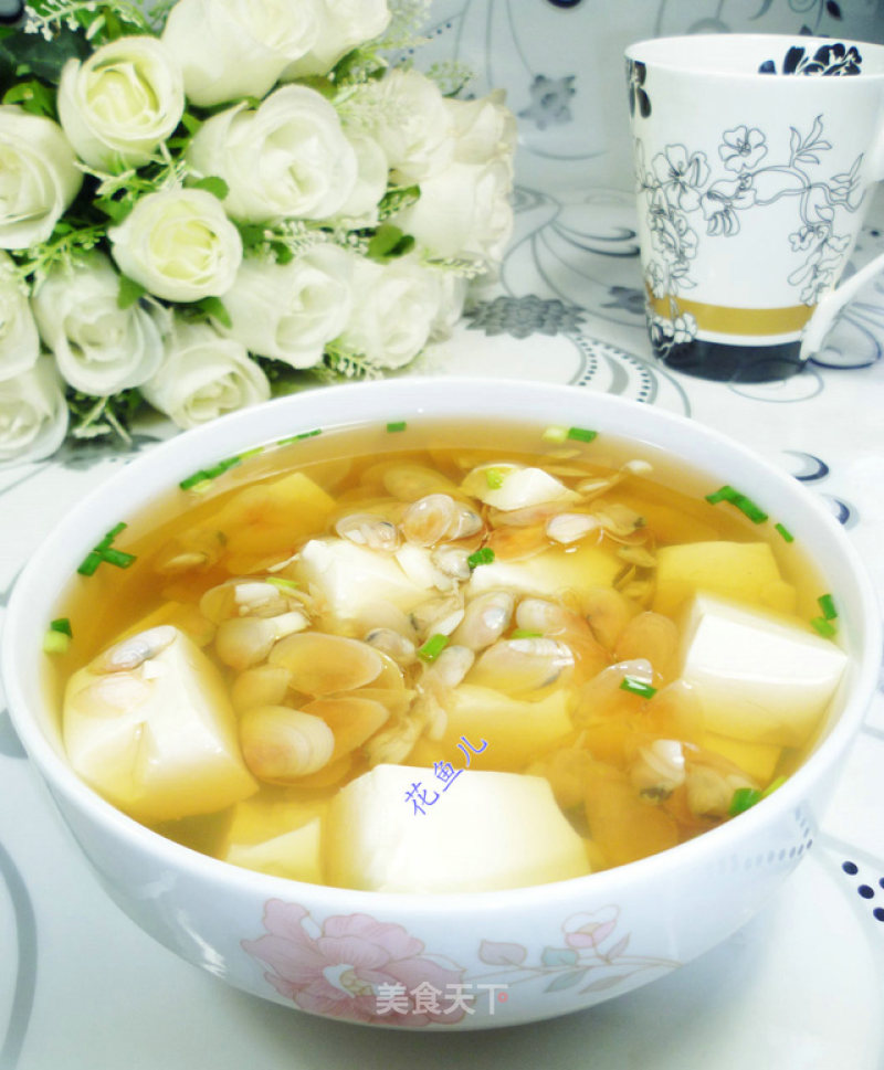 海瓜子豆腐汤的做法