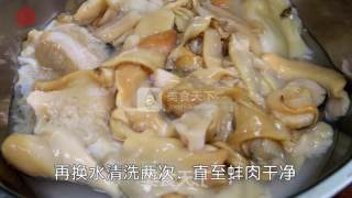 【腊味河蚌豆腐】附：河蚌前期处理的做法步骤：2