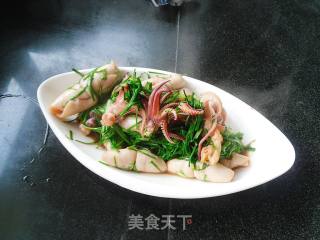 【东北】海兔炒韭菜的做法步骤：14