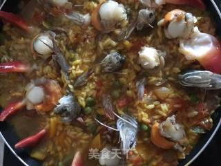 西班牙海鲜饭（Paella）的做法步骤：14
